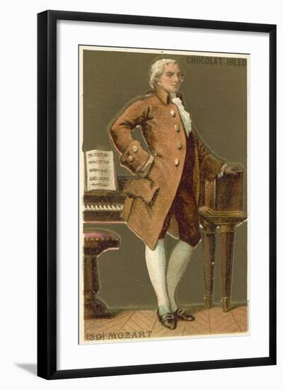 Wolfgang Amadeus Mozart, Austrian Composer-null-Framed Giclee Print