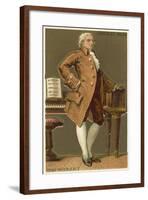 Wolfgang Amadeus Mozart, Austrian Composer-null-Framed Giclee Print