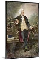 Wolfgang Amadeus Mozart Austrian Musician-V. Janschek-Mounted Art Print