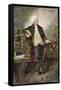 Wolfgang Amadeus Mozart Austrian Musician-V. Janschek-Framed Stretched Canvas