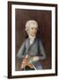 Wolfgang Amadeus Mozart, circa 1780 (Miniature) (Gouache, Tempera, Parchment)-Johann Nepomuk della Croce-Framed Premium Giclee Print