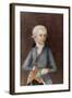 Wolfgang Amadeus Mozart, circa 1780 (Miniature) (Gouache, Tempera, Parchment)-Johann Nepomuk della Croce-Framed Giclee Print