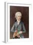 Wolfgang Amadeus Mozart, circa 1780 (Miniature) (Gouache, Tempera, Parchment)-Johann Nepomuk della Croce-Framed Giclee Print