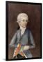 Wolfgang Amadeus Mozart, circa 1780 (Miniature) (Gouache, Tempera, Parchment)-Johann Nepomuk della Croce-Framed Giclee Print