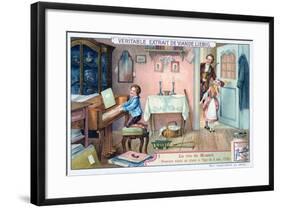 Wolfgang Amadeus Mozart in 1759-null-Framed Giclee Print