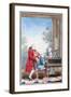 Wolfgang Amadeus Mozart in Paris as a Child-null-Framed Giclee Print