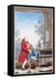 Wolfgang Amadeus Mozart in Paris as a Child-null-Framed Stretched Canvas