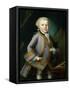 Wolfgang Amadeus Mozart in Royal Suite, 1763-Peter Anton Lorenzoni-Framed Stretched Canvas