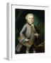 Wolfgang Amadeus Mozart in Royal Suite, 1763-Peter Anton Lorenzoni-Framed Giclee Print