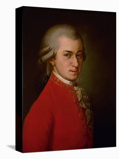 Wolfgang Amadeus Mozart, Posthumes Portrait, 1819-Barbara Krafft-Stretched Canvas