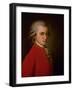 Wolfgang Amadeus Mozart, Posthumes Portrait, 1819-Barbara Krafft-Framed Premium Giclee Print