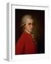 Wolfgang Amadeus Mozart, Posthumes Portrait, 1819-Barbara Krafft-Framed Premium Giclee Print