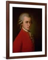 Wolfgang Amadeus Mozart, Posthumes Portrait, 1819-Barbara Krafft-Framed Giclee Print