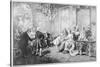 Wolfgang Amadeus Mozart Received by Madame De Pompadour-V. De Paredes-Stretched Canvas