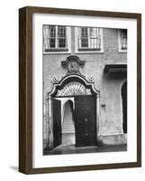 Wolfgang Amadeus Mozart's Birthplace in Salzburg-Gjon Mili-Framed Photographic Print