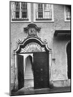 Wolfgang Amadeus Mozart's Birthplace in Salzburg-Gjon Mili-Mounted Photographic Print