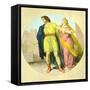 Wolfgang Amadeus Mozart 's-Moritz Ludwig von Schwind-Framed Stretched Canvas