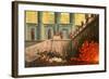 Wolfgang Amadeus Mozart 's-Karl Friedrich Schinkel-Framed Giclee Print