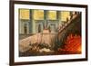 Wolfgang Amadeus Mozart 's-Karl Friedrich Schinkel-Framed Giclee Print