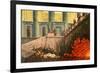 Wolfgang Amadeus Mozart 's-Karl Friedrich Schinkel-Framed Giclee Print