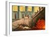 Wolfgang Amadeus Mozart 's-Karl Friedrich Schinkel-Framed Giclee Print