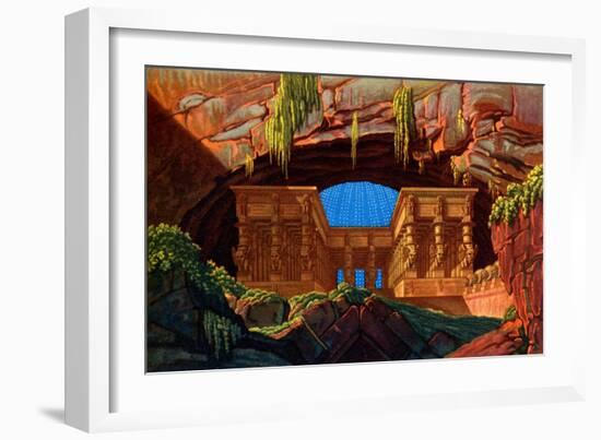 Wolfgang Amadeus Mozart 's-Karl Friedrich Schinkel-Framed Giclee Print