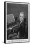 Wolfgang Amadeus Mozart the Austrian Composer at the Age of Eleven Seen at the Keyboard-null-Framed Stretched Canvas