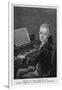 Wolfgang Amadeus Mozart the Austrian Composer at the Age of Eleven Seen at the Keyboard-null-Framed Art Print