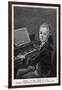 Wolfgang Amadeus Mozart the Austrian Composer at the Age of Eleven Seen at the Keyboard-null-Framed Art Print