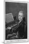 Wolfgang Amadeus Mozart the Austrian Composer at the Age of Eleven Seen at the Keyboard-null-Mounted Art Print
