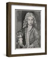 Wolfgang Amadeus Mozart the Austrian Composer at the Age of Eleven-null-Framed Art Print