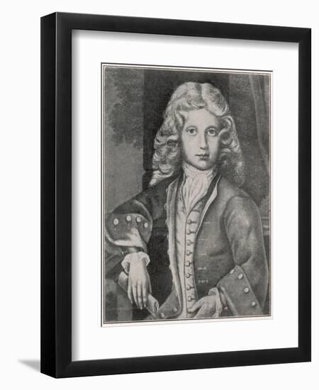 Wolfgang Amadeus Mozart the Austrian Composer at the Age of Eleven-null-Framed Art Print