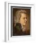 Wolfgang Amadeus Mozart the Austrian Composer in Later Life-H. Torggler-Framed Art Print