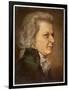 Wolfgang Amadeus Mozart the Austrian Composer in Later Life-H. Torggler-Framed Art Print