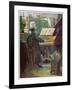 Wolfgang Amadeus Mozart the Austrian Composer Playing the Harpsichord-Otto Nowak-Framed Art Print