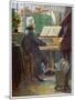 Wolfgang Amadeus Mozart the Austrian Composer Playing the Harpsichord-Otto Nowak-Mounted Art Print