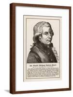 Wolfgang Amadeus Mozart the Austrian Composer-null-Framed Art Print