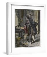 Wolfgang Amadeus Mozart Wrote a Concerto-Stefano Bianchetti-Framed Giclee Print