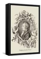 Wolfgang Amadeus Mozart-null-Framed Stretched Canvas