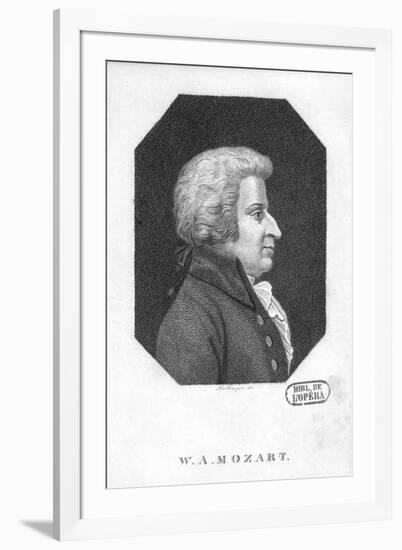 Wolfgang Amadeus Mozart-Friedrich Wilhelm Bollinger-Framed Giclee Print