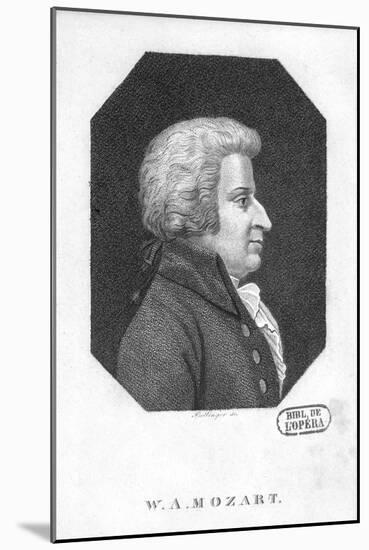 Wolfgang Amadeus Mozart-Friedrich Wilhelm Bollinger-Mounted Giclee Print