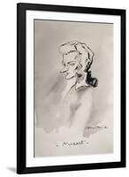 Wolfgang Amadeus Mozart-French School-Framed Giclee Print