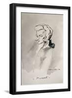 Wolfgang Amadeus Mozart-French School-Framed Premium Giclee Print