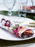 A Place Setting with Printed Fabric Napkin-Wolfgang Kleinschmidt-Stretched Canvas