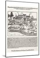 Wolfgang Strauch (Six wolves draw three children near Klagenfurt in) Art Poster Print-null-Mounted Poster