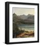 Wolfgangsee, Lake Wolfgang in the Salzkammergut-Ferdinand Georg Waldmueller-Framed Collectable Print