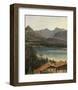 Wolfgangsee, Lake Wolfgang in the Salzkammergut-Ferdinand Georg Waldmueller-Framed Collectable Print