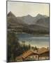 Wolfgangsee, Lake Wolfgang in the Salzkammergut-Ferdinand Georg Waldmueller-Mounted Collectable Print