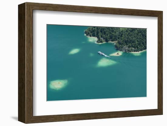 Wolfgangsee, Ship, St Gilgen, Austria, Salzburg State-Frank Fleischmann-Framed Photographic Print