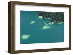 Wolfgangsee, Ship, St Gilgen, Austria, Salzburg State-Frank Fleischmann-Framed Photographic Print